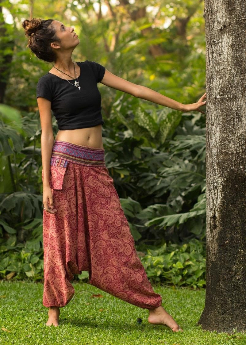 Pantalones tailandeses 2025 mujer
