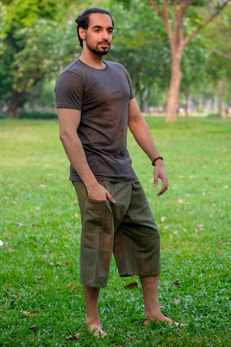 Pantalón Pescador 3/4 Verde para Hombre