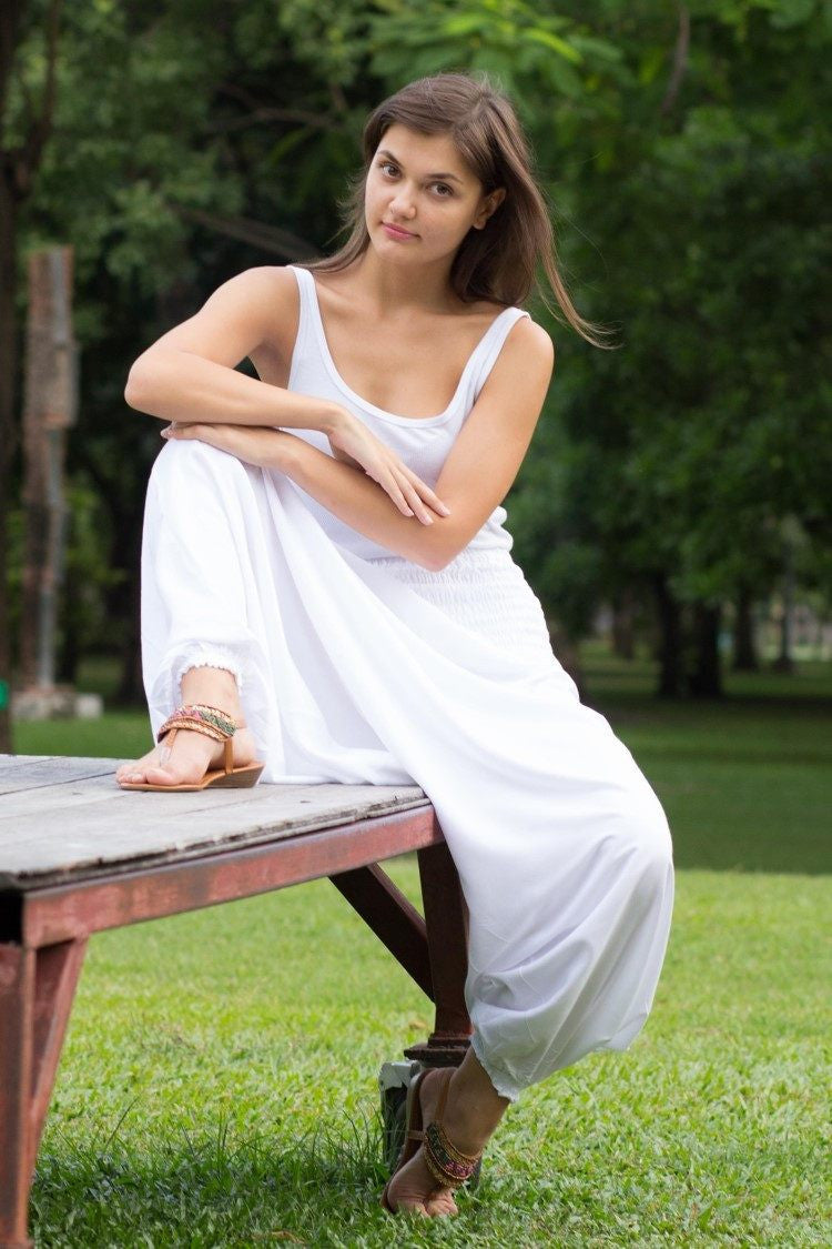 Pantalón Clásico Blanco_
