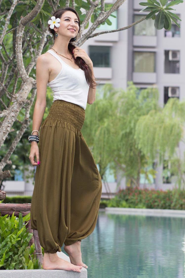 Pantalón Clásico Verde Oliva_