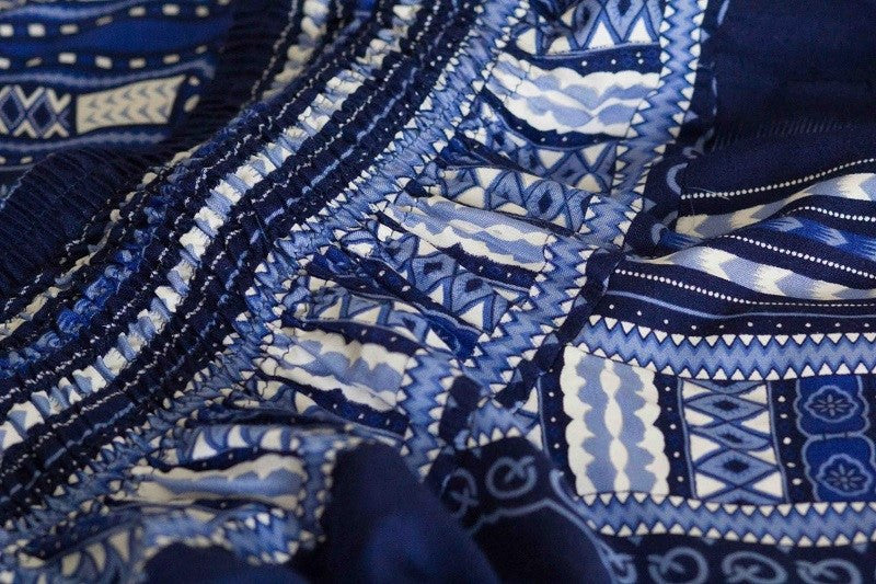 Pantalón Thai Azul_
