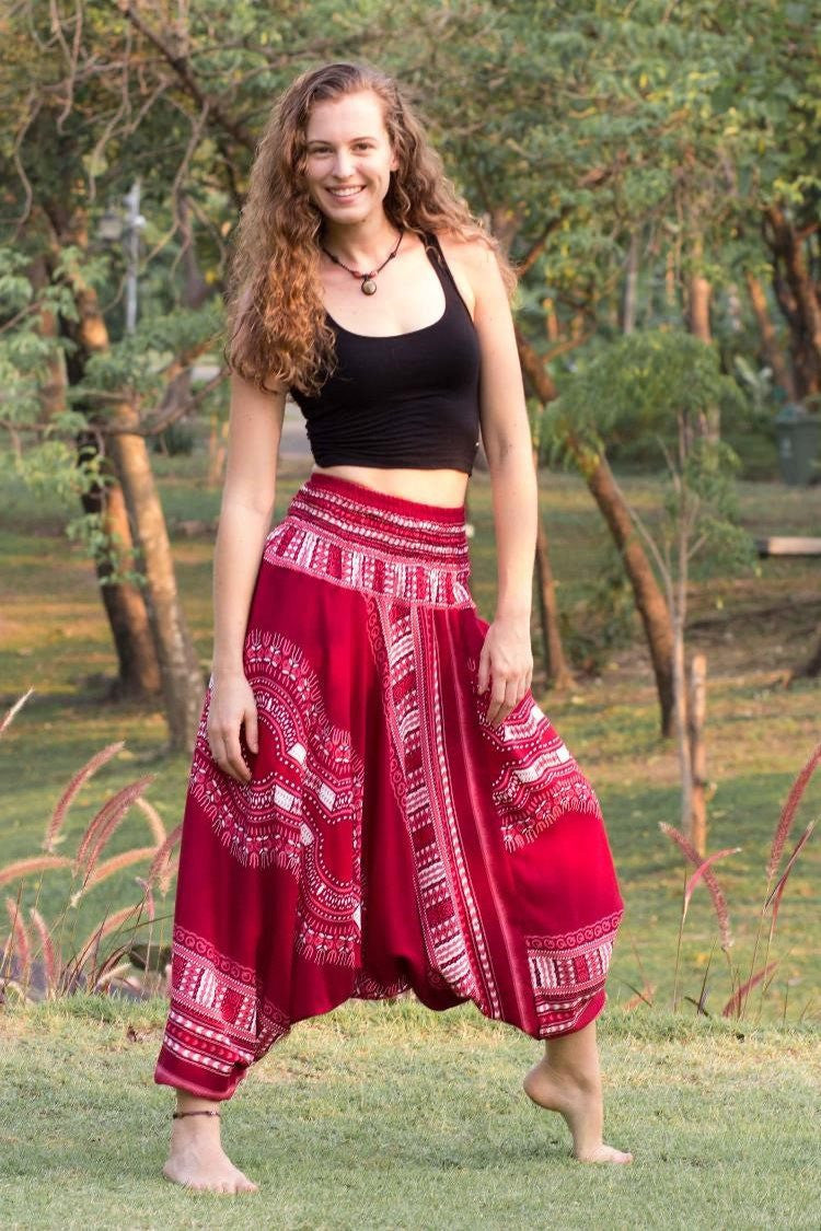 Pantalón Thai Rojo_