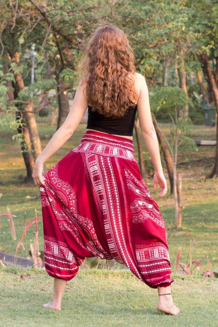 Pantalón Thai Rojo_