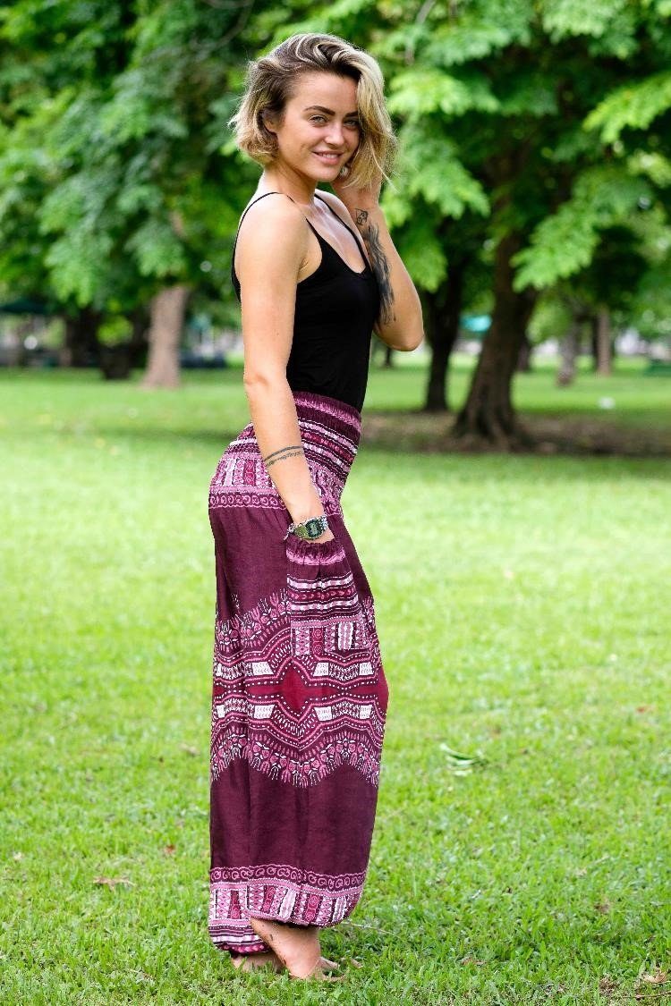 Pantalón Confort Morado_