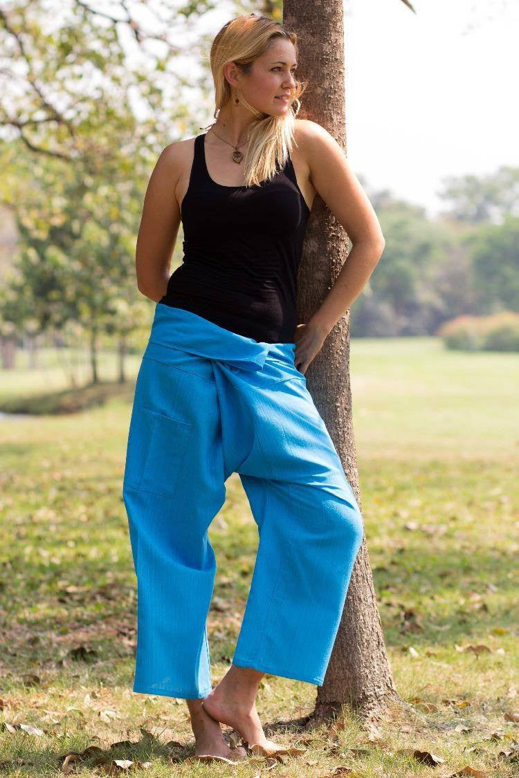 Pantalón Pescador Azul