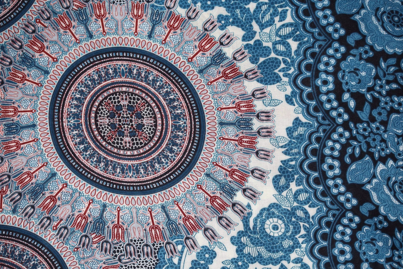 Pantalón Flor Azul_