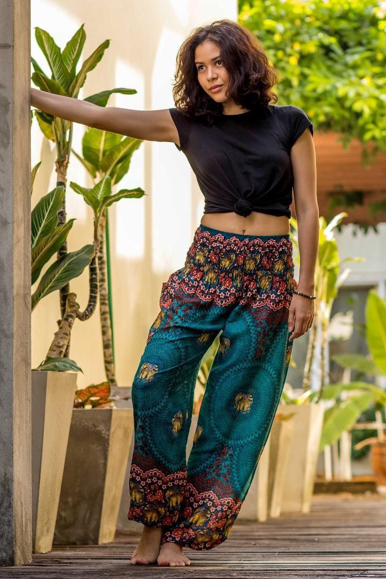 Pantalón Chang Turquesa_