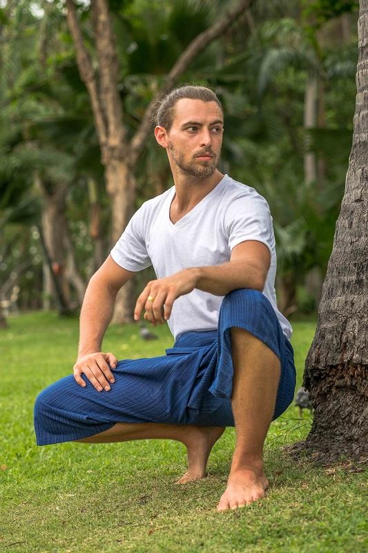 Pantalón Pescador 3/4 Azul para Hombre_