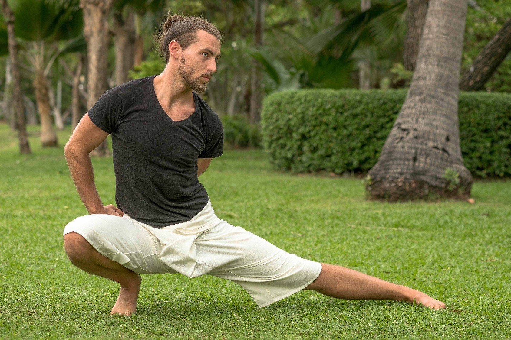 Pantalón Pescador 3/4 Blanco para Hombre_
