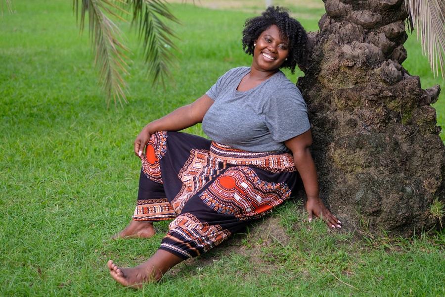 Pantalón Thai Negro Plus Size_